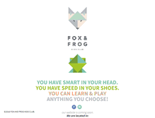 Tablet Screenshot of foxandfrog.com